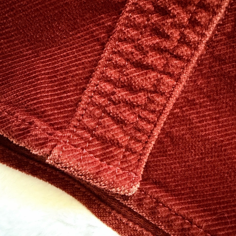 Madewell Corduroy Twill Oversized Shirt Jacket - Stained Mahogany- Large - Picture 9 of 16